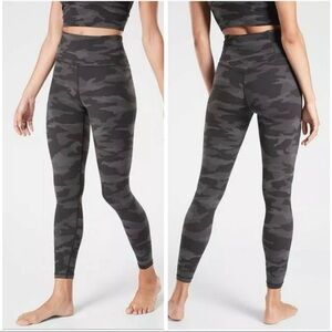Athleta Elation Camo High-Waisted 7/8 Tight